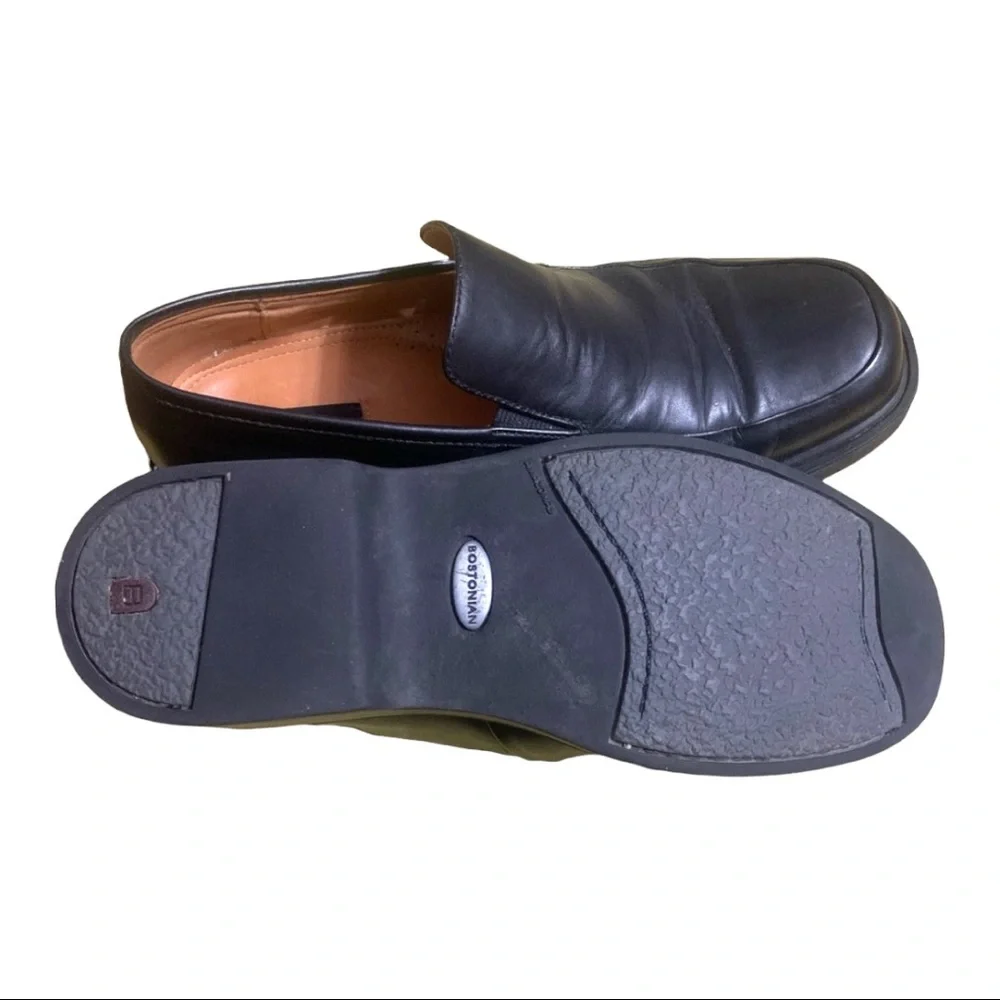 Bostonian Men’s Waterproof Upper Black Leather Loafer 9M